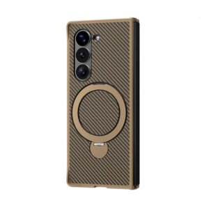 Luxury Premium Carbon Fiber Magnetic 360° Stand Phone Case For Samsung Galaxy Z Fold Series