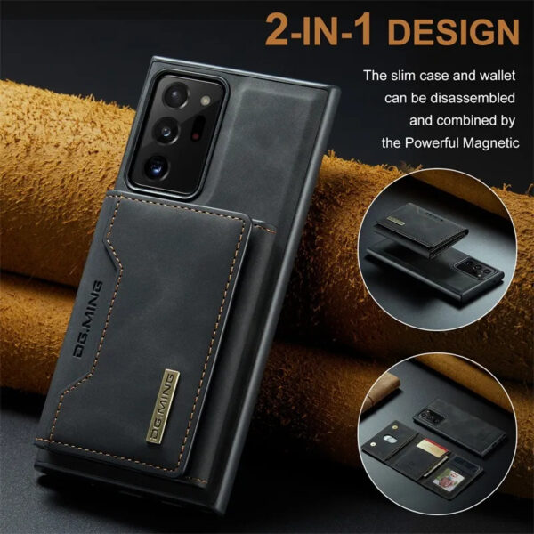 2 IN 1 Detachable Leather Wallet Case With Holder Function Protect Cover For Samsung Galaxy Note 20 Ultra - Image 16