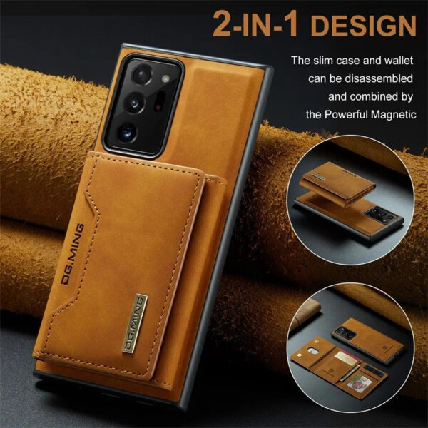 2 IN 1 Detachable Leather Wallet Case With Holder Function Protect Cover For Samsung Galaxy Note 20 Ultra - Image 17