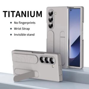 Luxury Premium All-Inclusive Anti-fall Hard PC  With Invisible Stand for Samsung Galaxy Z Fold 6