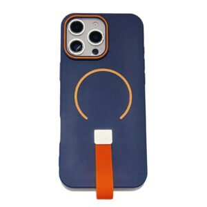 Luxury Premium Shockproof Magsafe Wireless Charge Silicone Strap Grip Matte Magnetic Case For iPhone for Series