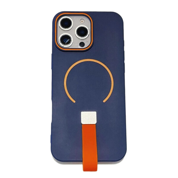 Luxury Premium Shockproof Magsafe Wireless Charge Silicone Strap Grip Matte Magnetic Case For iPhone for Series - Image 14