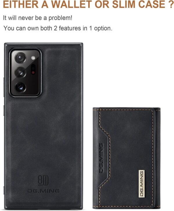 2 IN 1 Detachable Leather Wallet Case With Holder Function Protect Cover For Samsung Galaxy Note 20 Ultra - Image 7