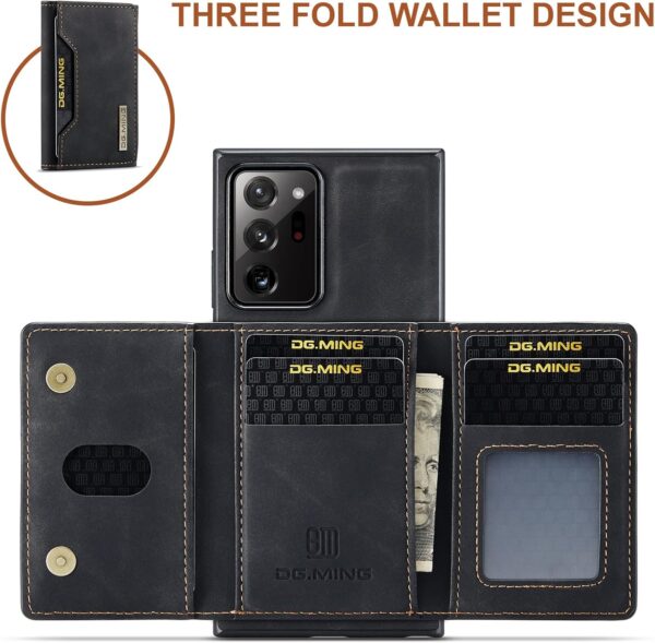 2 IN 1 Detachable Leather Wallet Case With Holder Function Protect Cover For Samsung Galaxy Note 20 Ultra - Image 2