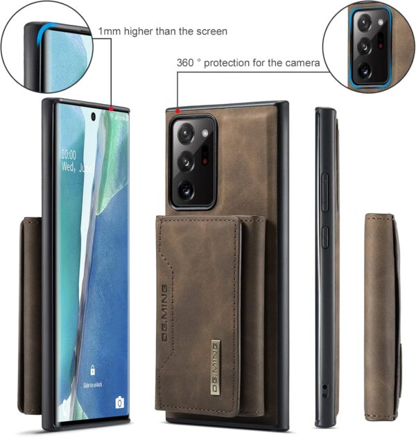 2 IN 1 Detachable Leather Wallet Case With Holder Function Protect Cover For Samsung Galaxy Note 20 Ultra - Image 12