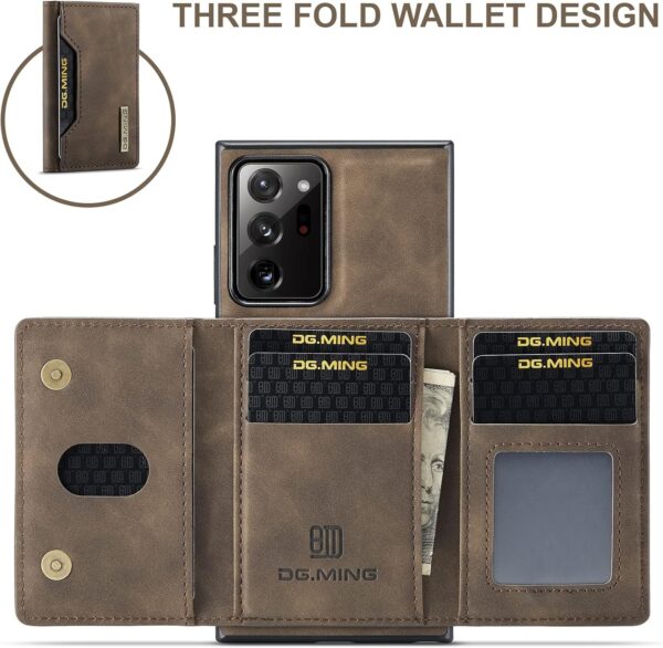 2 IN 1 Detachable Leather Wallet Case With Holder Function Protect Cover For Samsung Galaxy Note 20 Ultra - Image 13