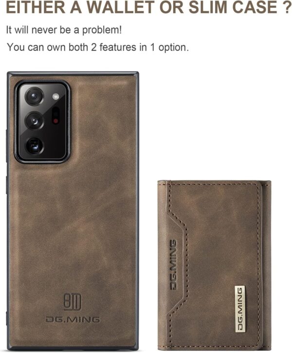 2 IN 1 Detachable Leather Wallet Case With Holder Function Protect Cover For Samsung Galaxy Note 20 Ultra - Image 14