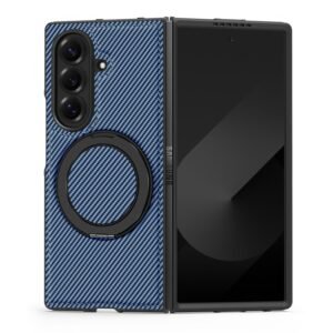 Luxury Premium Carbon Fiber Magnetic 360° Stand Phone Case For Samsung Galaxy Z Fold Series