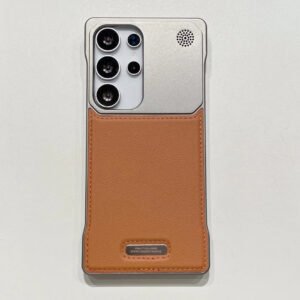 Luxury Premium Leather Ultra Thin Ultra Borderless Aromatherapy Protective Cover with Stylish Slim Design Case Cover For Samsung Galaxy S Series