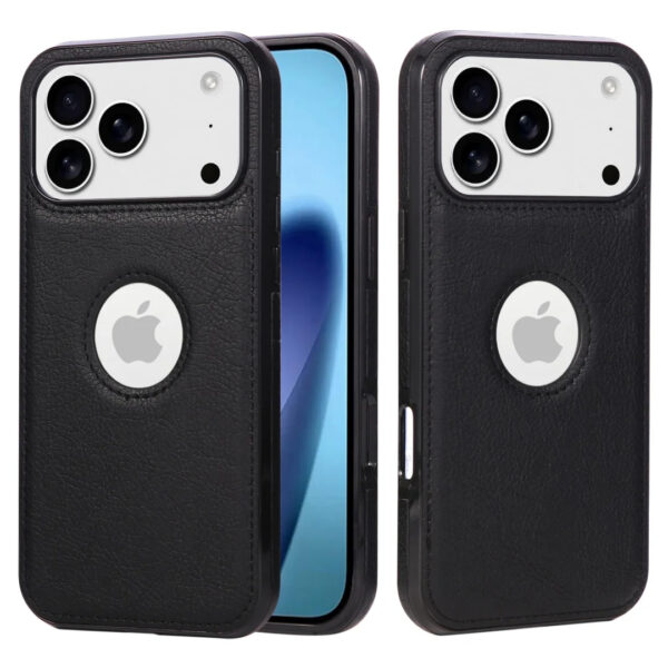 Luxury Premium Logo View Classic Retro PU Business Leather Thin Slim Case Cover for iPhone 17 Pro Max - Image 13