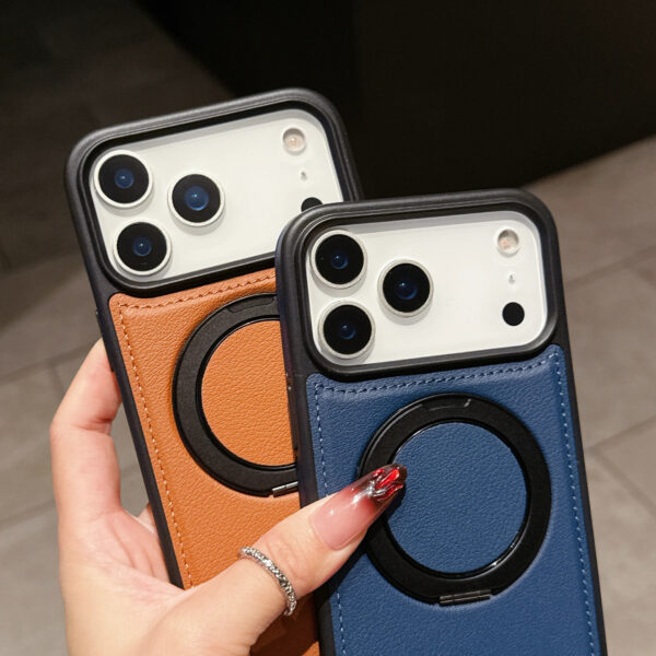 Luxury Premium Ring Holder magnetic wireless Charging Phone Case Cover For iPhone 17 Pro Max - Image 26