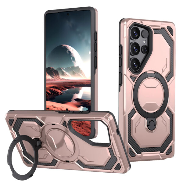 Luxury Premium Armor Shockproof Ring Stand Magnetic Wireless Charging Case  Cover For Samsung Galaxy S Series - Image 13