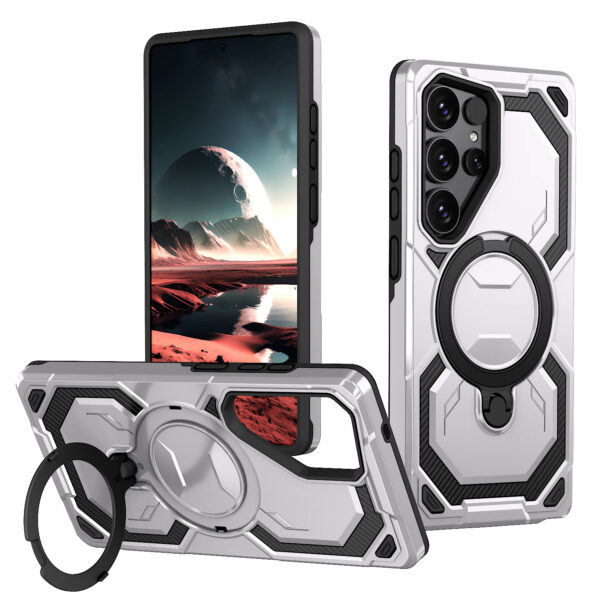 Luxury Premium Armor Shockproof Ring Stand Magnetic Wireless Charging Case  Cover For Samsung Galaxy S Series - Image 15