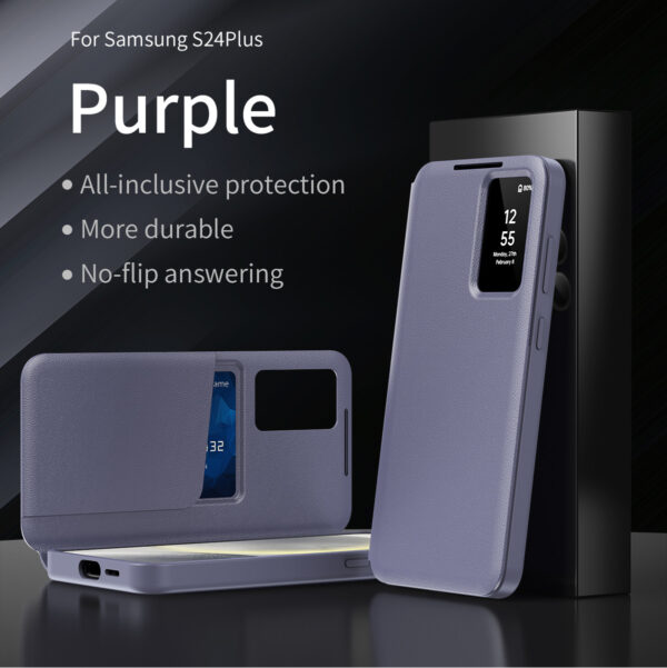 Samsung Galaxy Clear View Flip Case Cover with a Sensor For Galaxy A Series - Image 16