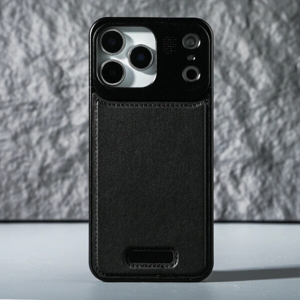 Luxury Premium Leather Aromatherapy Aluminum Alloy Magnetic Case Cover For iPhone 17 Pro Max
