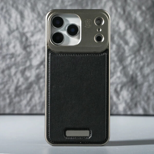 Luxury Premium Leather Aromatherapy Aluminum Alloy Magnetic Case Cover For iPhone 17 Pro Max - Image 10
