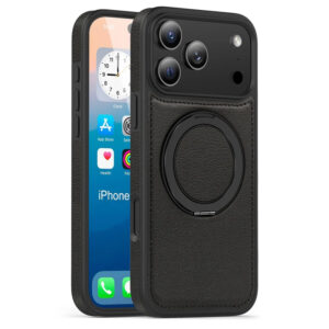 Luxury Premium Ring Holder magnetic wireless Charging Phone Case Cover For iPhone 17 Pro Max
