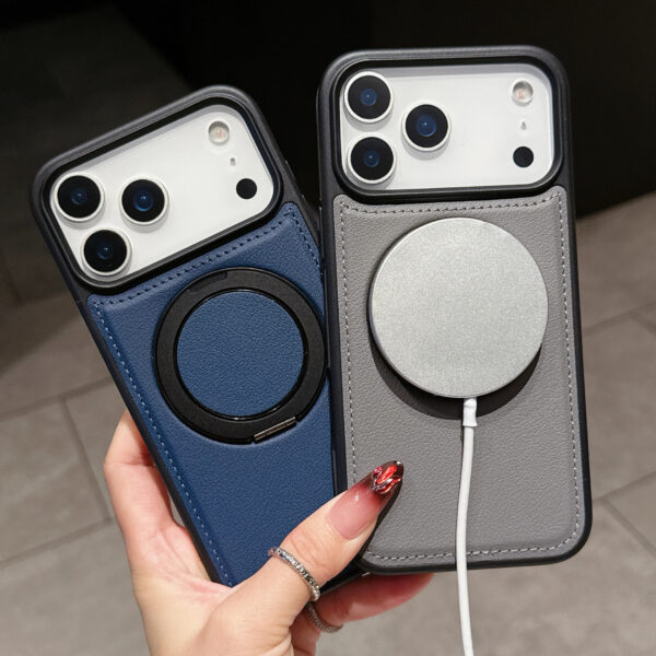 Luxury Premium Ring Holder magnetic wireless Charging Phone Case Cover For iPhone 17 Pro Max - Image 21