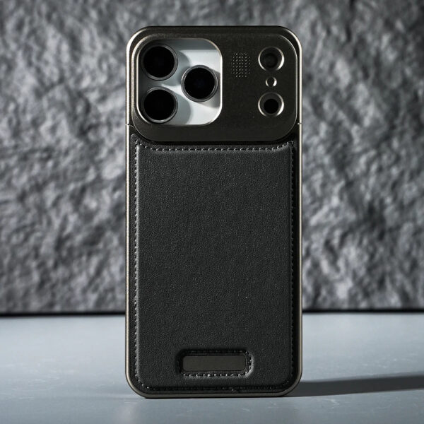 Luxury Premium Leather Aromatherapy Aluminum Alloy Magnetic Case Cover For iPhone 17 Pro Max - Image 11