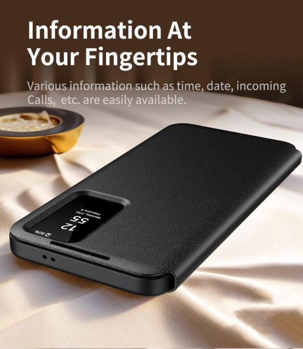 Samsung Galaxy Clear View Flip Case Cover with a Sensor For Galaxy A Series - Image 6