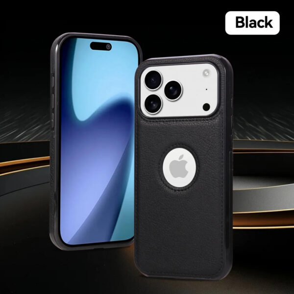 Luxury Premium Logo View Classic Retro PU Business Leather Thin Slim Case Cover for iPhone 17 Pro Max - Image 20