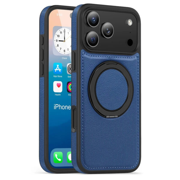 Luxury Premium Ring Holder magnetic wireless Charging Phone Case Cover For iPhone 17 Pro Max - Image 5