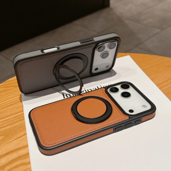 Luxury Premium Ring Holder magnetic wireless Charging Phone Case Cover For iPhone 17 Pro Max - Image 23