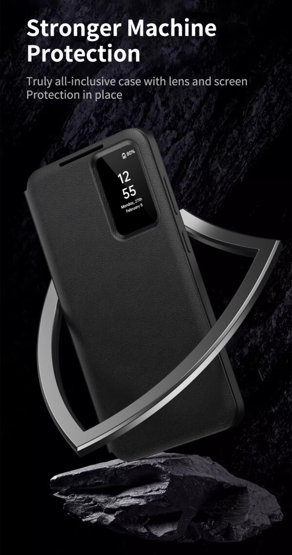 Samsung Galaxy Clear View Flip Case Cover with a Sensor For Galaxy A Series - Image 9