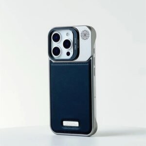 Luxury Premium Luxury Leather Magnetic Aluminum Fragrance Case Cover For iPhone Series