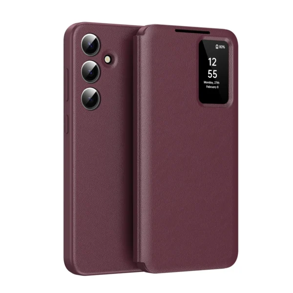 Samsung Galaxy Clear View Flip Case Cover with a Sensor For Galaxy A Series - Image 31