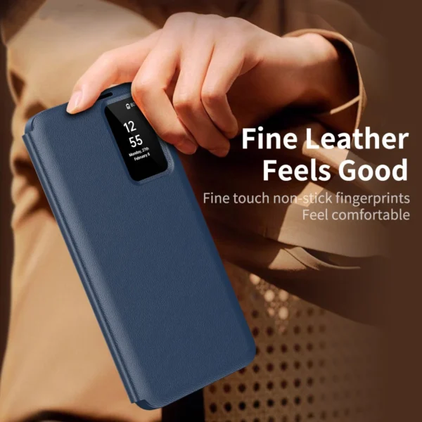 Samsung Galaxy Clear View Flip Case Cover with a Sensor For Galaxy A Series - Image 19