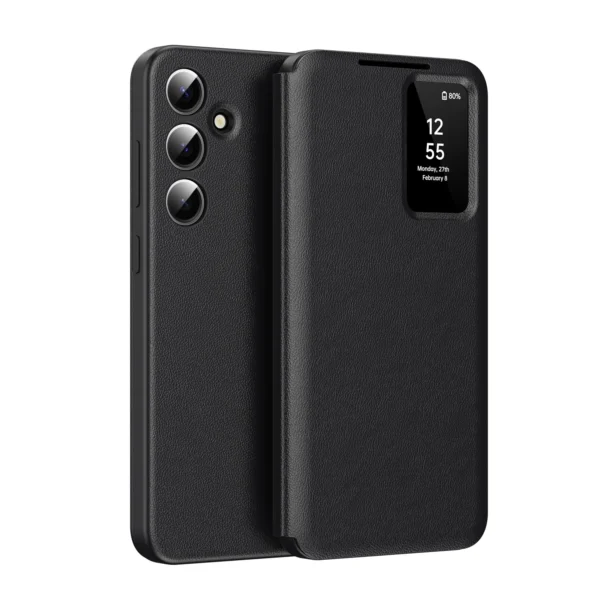 Samsung Galaxy Clear View Flip Case Cover with a Sensor For Galaxy A Series