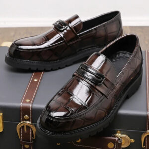 Fashion Designer Formal Slip On New Classic Commuting Oxford Party Business Flat Loafers Shoes