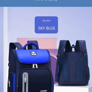Luxury Premium High Quality Waterproof School Kids Bag - Blue