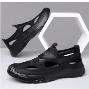 Summer Breathable Mesh Hollow out Casual Beach Slip-On Comfortable Footwear Sandals