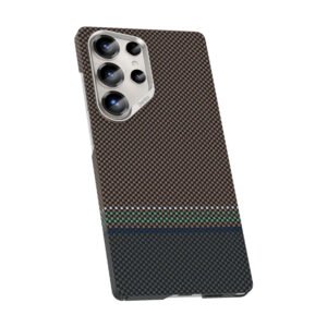 Luxury Premium Carbon Fiber for Magsafe Wireless Charging Hard Case for Samsung Galaxy S Series