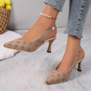 New Brand Fashion Summer Pointed Toe Ankle Straps Pumps High Heeled Party Shoes