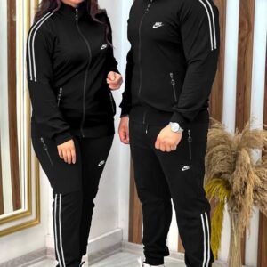 High Quality Unisex Nike Turkey Tracksuits - Black
