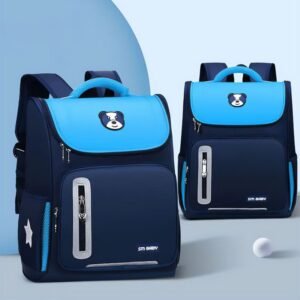 Luxury Premium High Quality Waterproof School Kids Bag - Light Blue