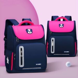 Luxury Premium High Quality Waterproof School Kids Bag - Pink
