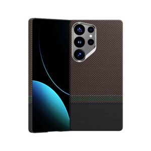 Luxury Premium Carbon Fiber for Magsafe Wireless Charging Hard Case for Samsung Galaxy S Series