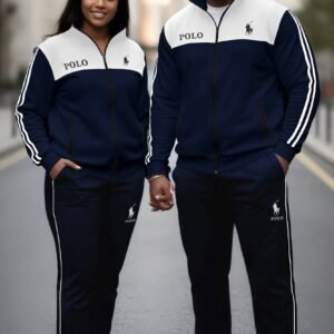 High Quality Turkey Custom Sportswear Polo Tracksuit Set - Dark Blue