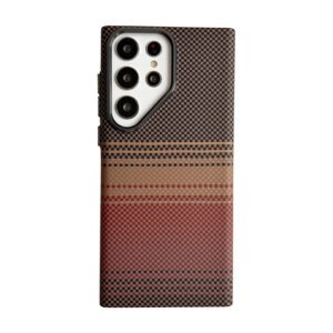 Luxury Premium Carbon Fiber for Magsafe Wireless Charging Hard Case for Samsung Galaxy S Series