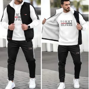 High Quality Tommy Hillfiger 3 in 1 Piece Trucksuits - Black White
