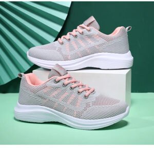Casual Breathable summer Soft-Soled  Lightweight anti-slip Women's Shoes - Grey