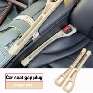 Universal Car Seat Gap Plug Strip Side Seam Gap Filler Leakproof Seat Gap Filling Strip Interior Kit Accessory - Beige