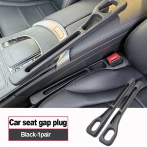 Universal Car Seat Gap Plug Strip Side Seam Gap Filler Leakproof Seat Gap Filling Strip Interior Kit Accessory - Black