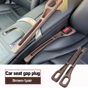Universal Car Seat Gap Plug Strip Side Seam Gap Filler Leakproof Seat Gap Filling Strip Interior Kit Accessory - Brown