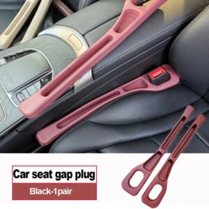 Universal Car Seat Gap Plug Strip Side Seam Gap Filler Leakproof Seat Gap Filling Strip Interior Kit Accessory - Red