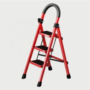 Premium Quality Heavy Duty Platform Ladder with Telescopic and Foldable Scaffolding - 3 Steps